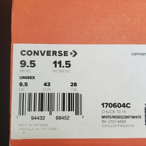New Chuck 70 Hi 'Hi-Vis Irisdescent' - Picture 10 of 11
